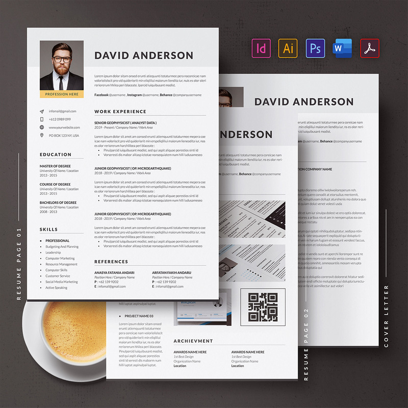Simple Resume or CV Template - Features Image 4