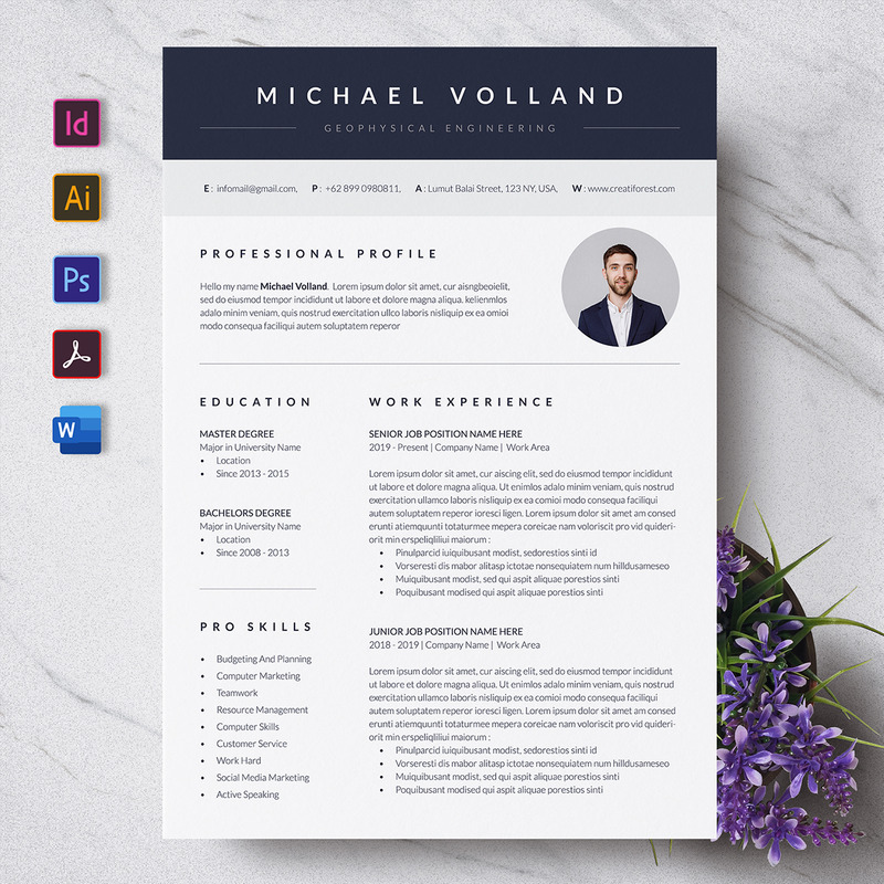 Eenvoudig en modern CV of CV - Features Image 1