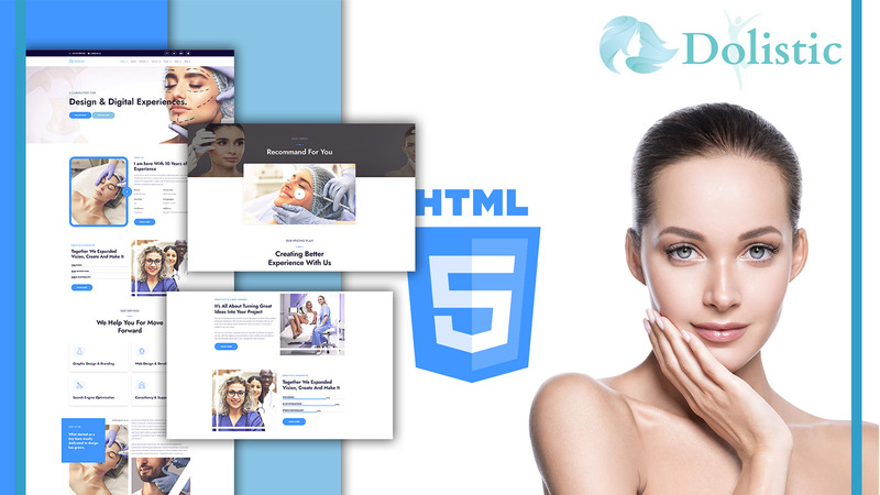 Dolistic- Plastic Surgery React Template - Features Image 1