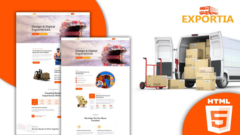 Expotia - Transportation and Logistic Html Template - Features Image 1