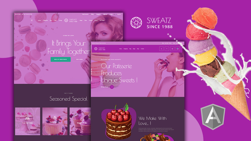 Sweatz - Sweats Angular Website Template - Features Image 1
