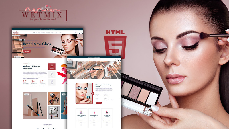 Wetmix - Cosmetic Shop HTML Template - Features Image 1
