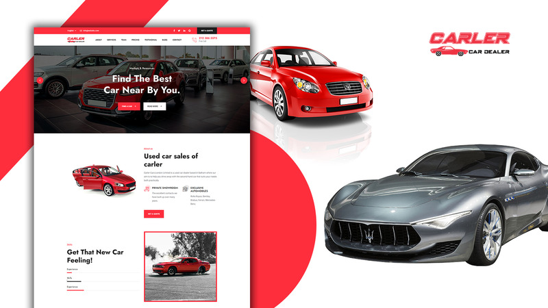Карлер - HTML5-страница автосалона - Изображения фич 1