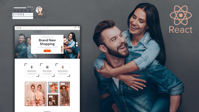 Varra - Cloth Shop React Template - Features Image 1