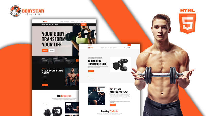 Bodystar - Gymnasium HTML Template - Features Image 1