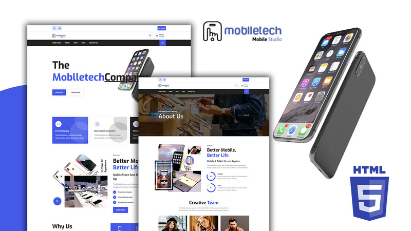 Moblletech - Mobile Shop HTML5 Template - Features Image 1