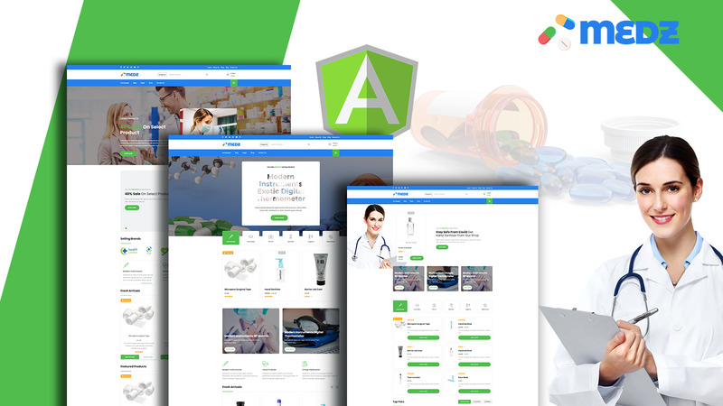 Medz - Medical Shop Angular Template - Features Image 1