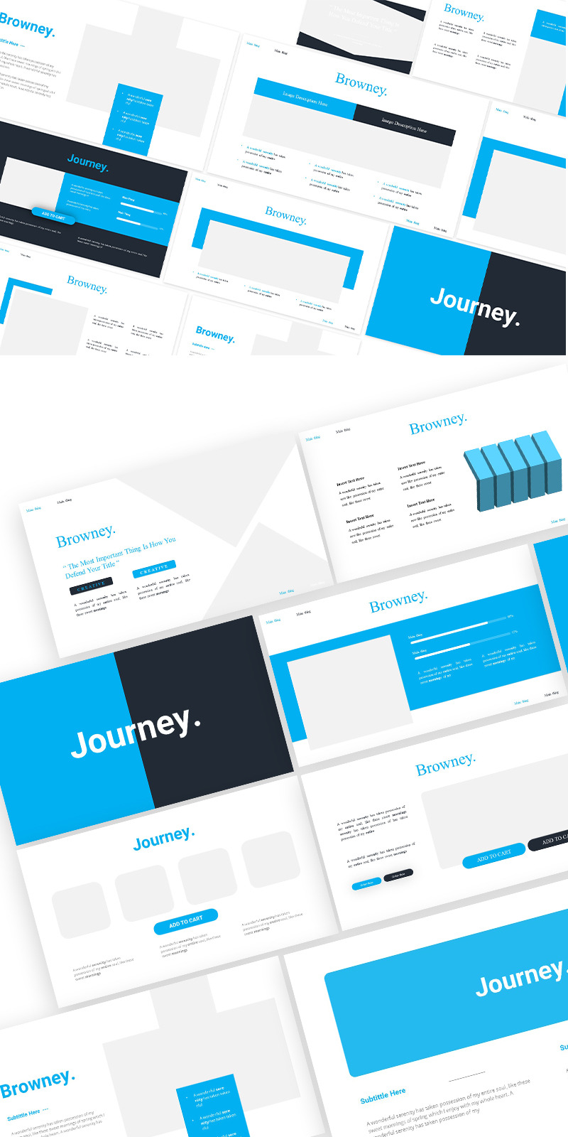 Journey Powerpoint Template - Features Image 1