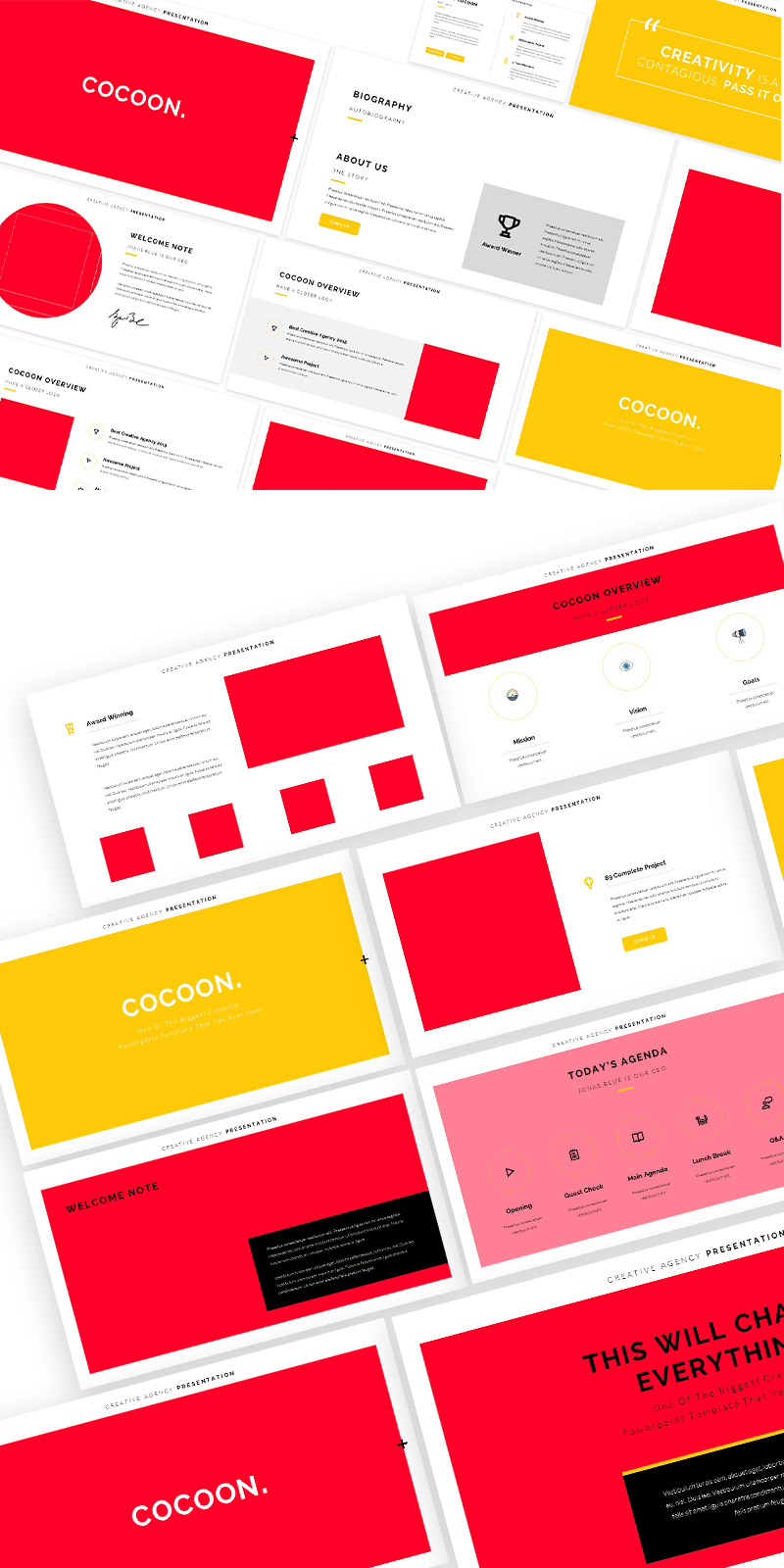 Cocoon Creative Powerpoint Template - Features Image 1