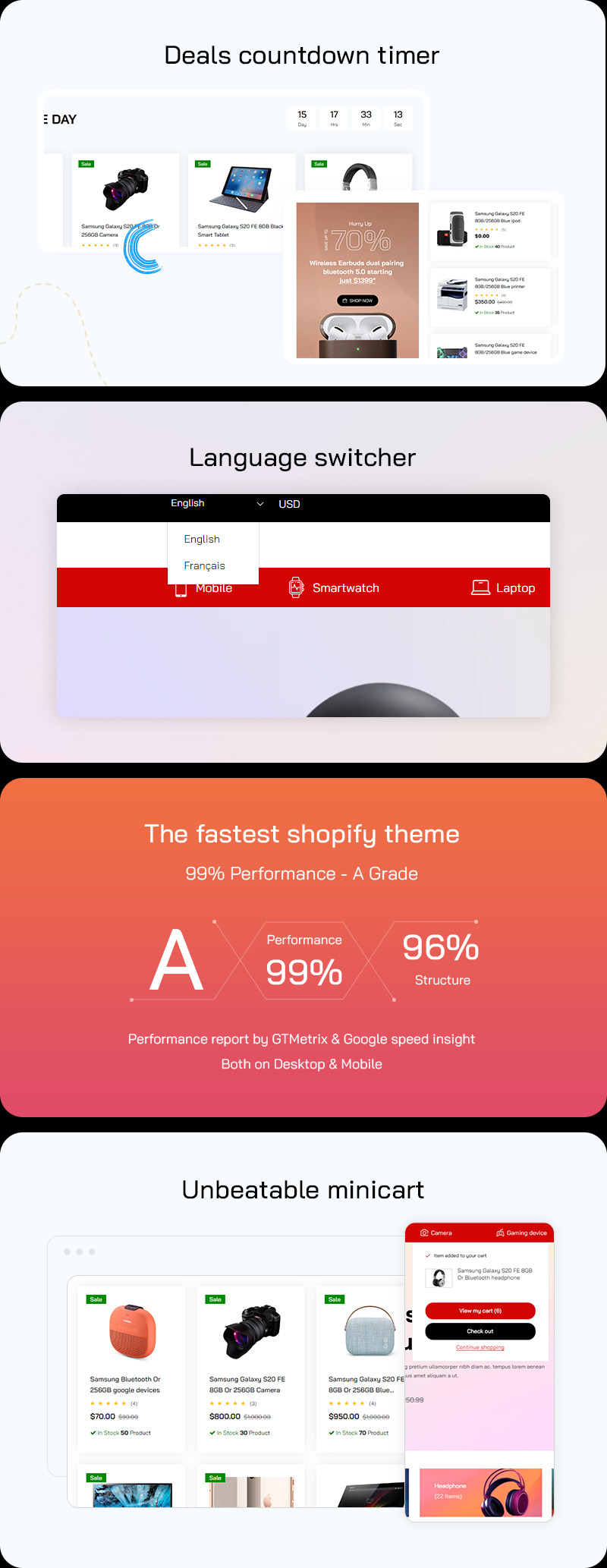MrElec - Electronics & Gadgets Shopify Theme - Features Image 3
