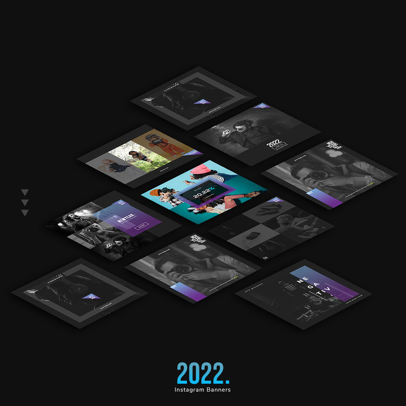 2022 - 8 PSD Banner Templates for Social Media - Features Image 1