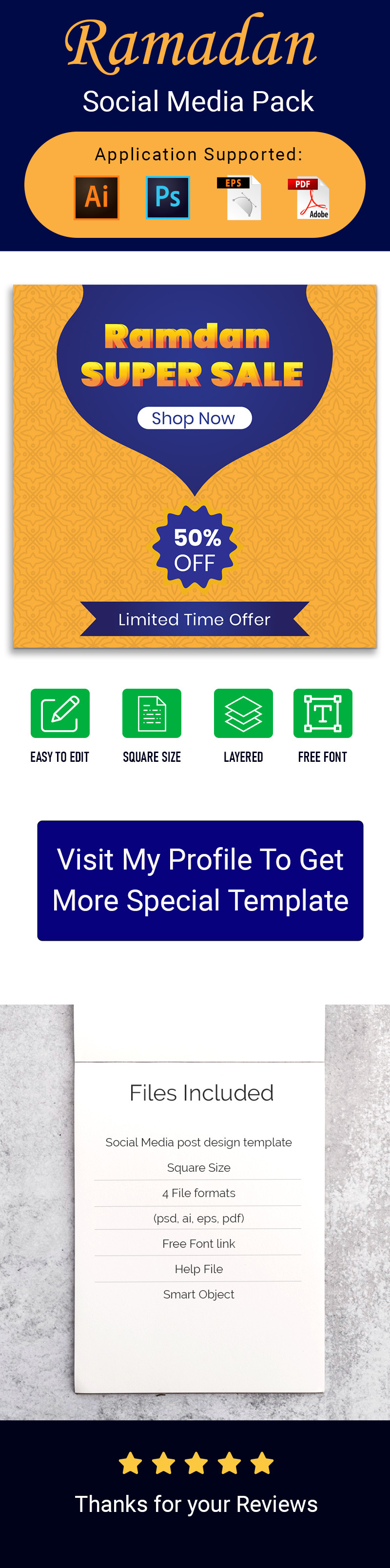 Mubarak Ramadan Islam Celebration Sale - Features Image 1