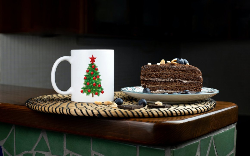 55 Akwarela Choinka Clipart - Obraz funkcji 6