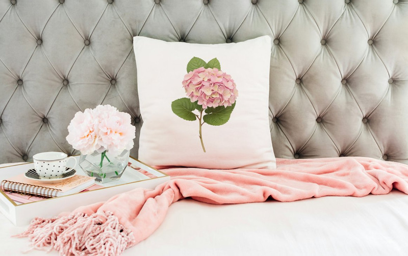 Clipart de flores azules y rosas de hortensias - Características Imagen 1