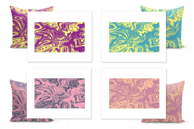100 Liquid Marble Texture and Pattern Background Vol 9 - Features Image 3