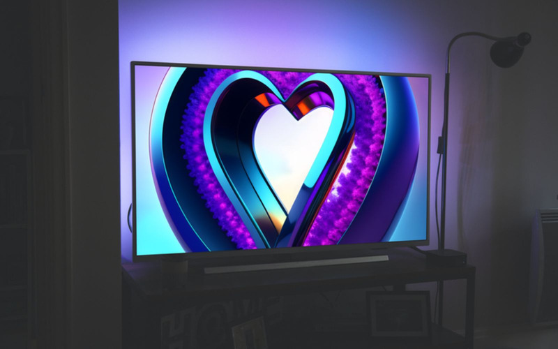 Valentines Love Shape Fond réaliste 3D - Caractéristiques de l’image 3