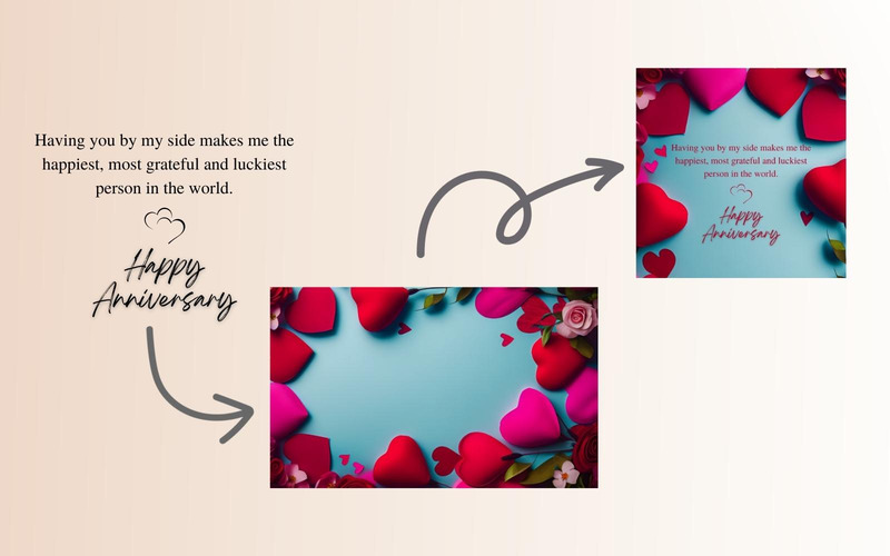 Canva Premium-Vorlagen für Jubiläumsbeiträge und Zitate - Eigenschaften Bild 2