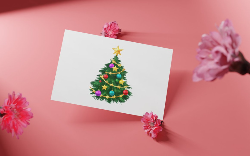 55 Akwarela Choinka Clipart - Obraz funkcji 4