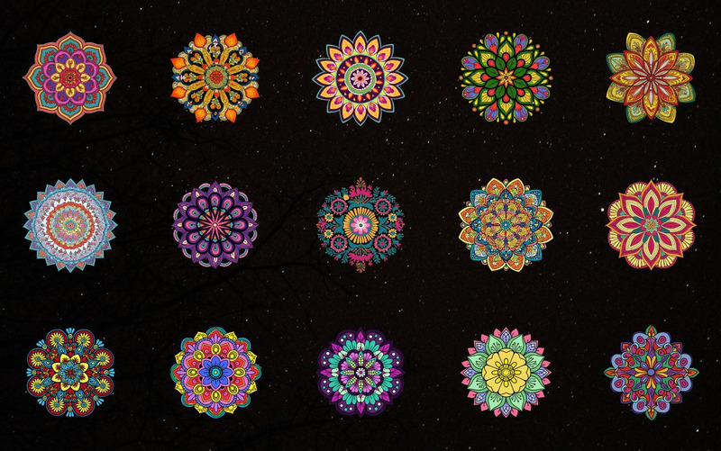 Premium Folk Art Pattern PNG Clipart - Features Image 9