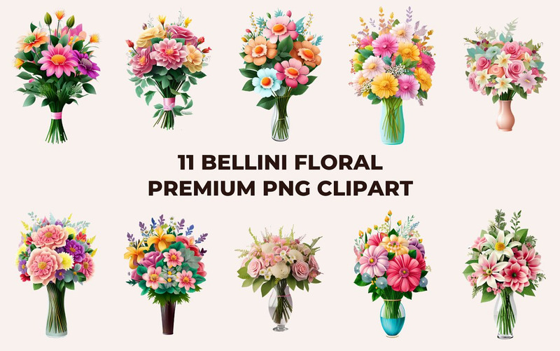 Bellini Floral Premium PNG prediseñada - Características Imagen 3