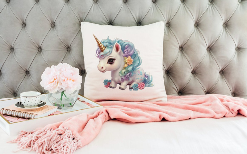 20 clipart PNG di unicorno carino per bambini - Caratteristiche Immagine 1