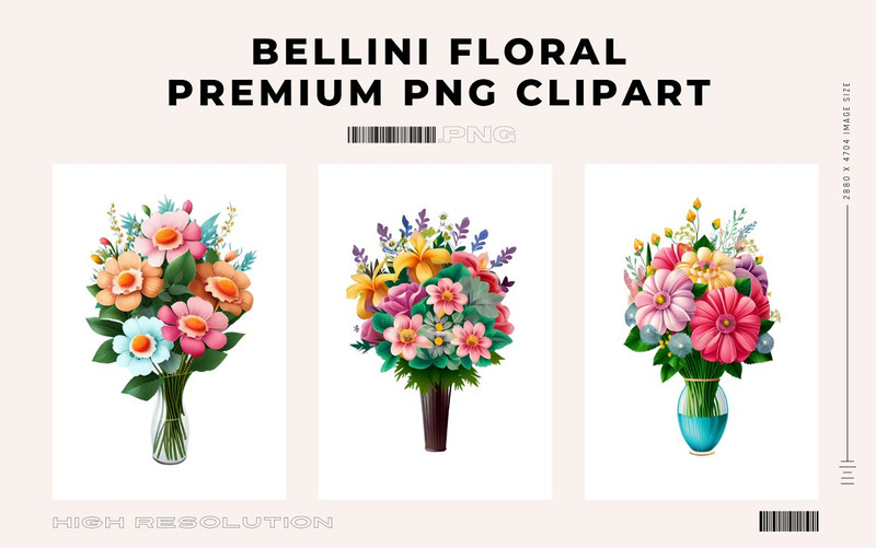 Bellini Floral Premium PNG prediseñada - Características Imagen 4