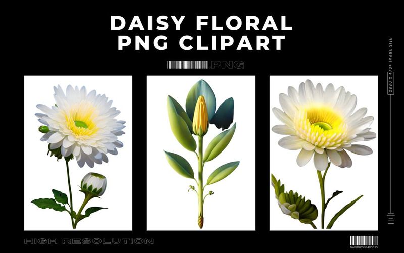 Papatya Çiçek Premium PNG Paketi - Features Image 7