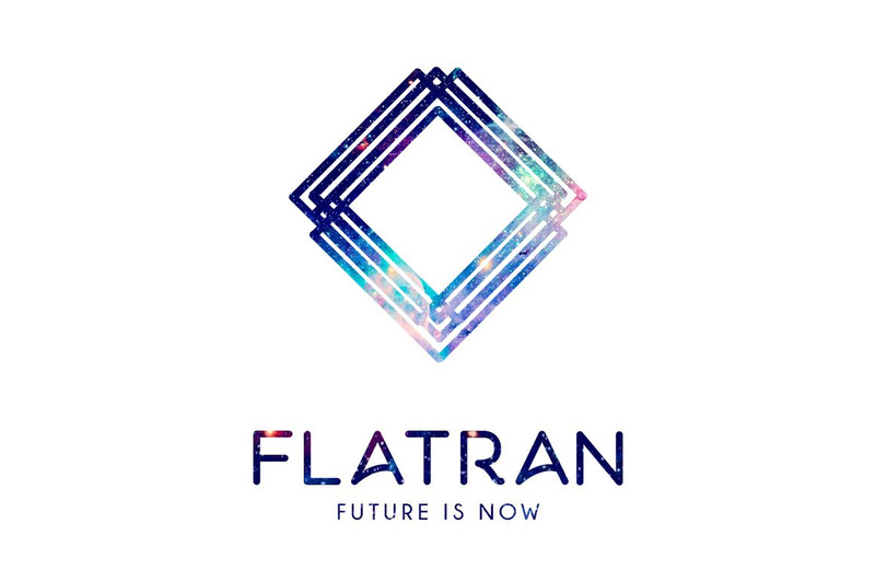 Logo futuristico astratto di Flatran - Caratteristiche Immagine 1