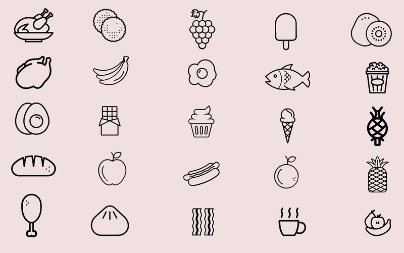 50 Icono De Comida Premium PNG Clipart - Características Imagen 7
