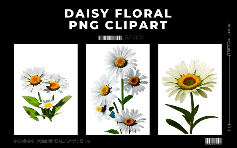 Papatya Çiçek Premium PNG Paketi - Features Image 8