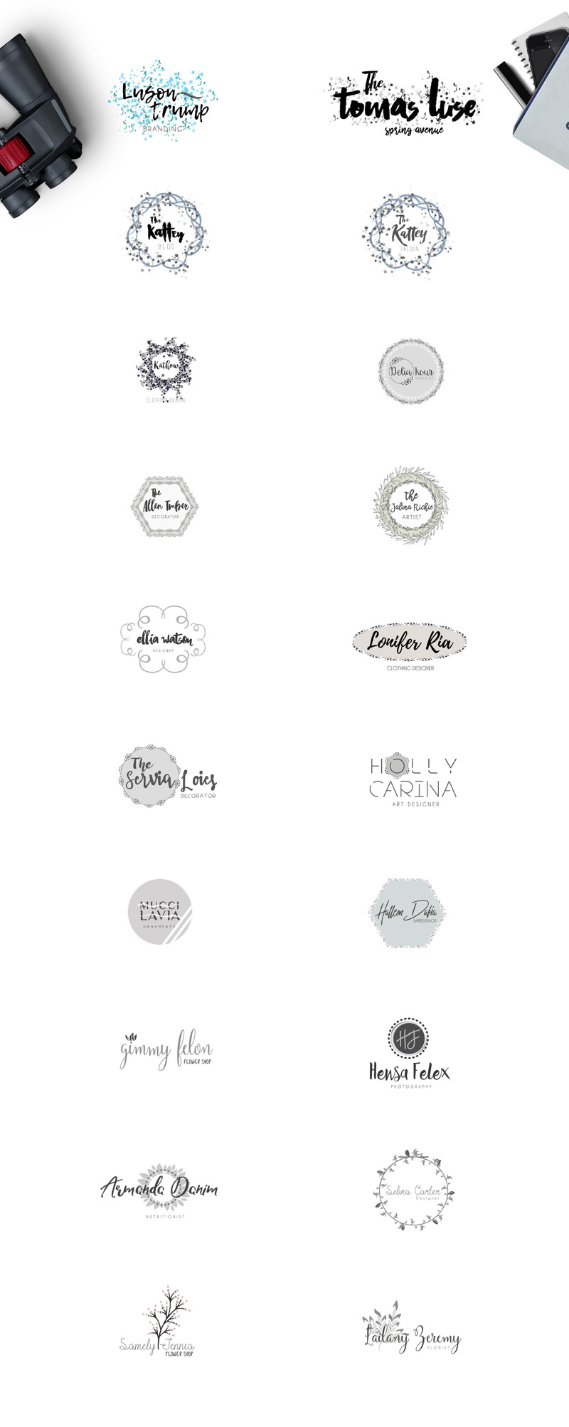1400+ Logos Mega Bundle Pack - Features Image 23
