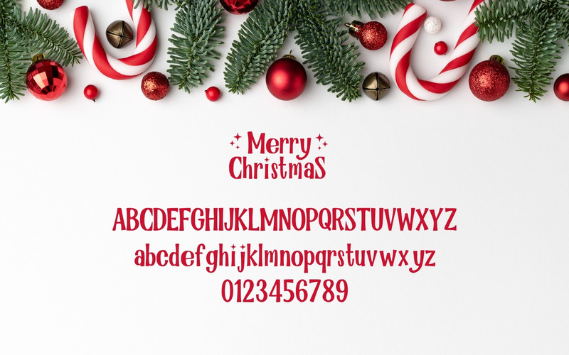 Merry Christmas - Brand New Stylish Display Font - Features Image 2