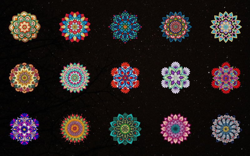 Premium Folk Art Pattern PNG Clipart - Features Image 10