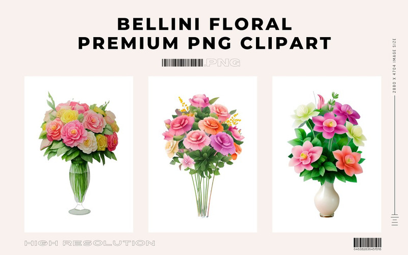 Bellini Floral Premium PNG prediseñada - Características Imagen 8