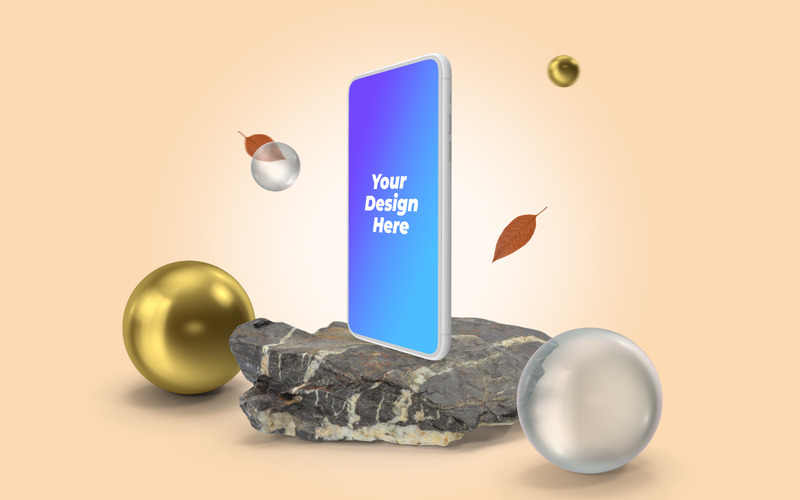 3D Mobile And Tab Scene PSD Mockup Set - Features Image 7