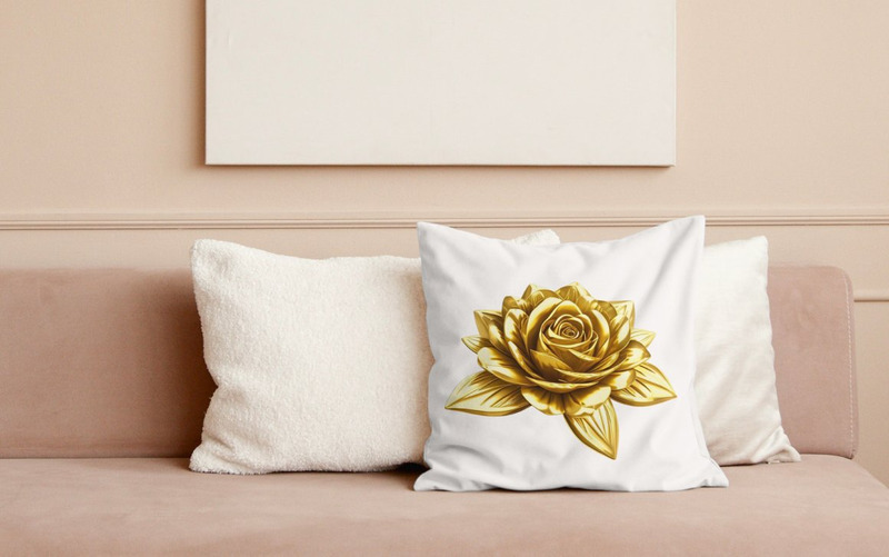 77 Rose Gold Yaprak ve Çiçek Klipart - Features Image 1