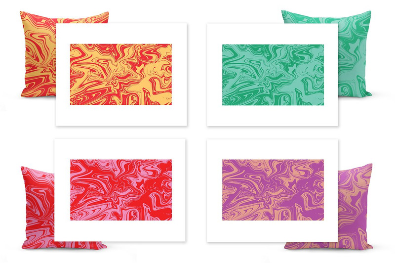 100 Liquid Marble Texture and Pattern Background Vol 4 - Features Image 39