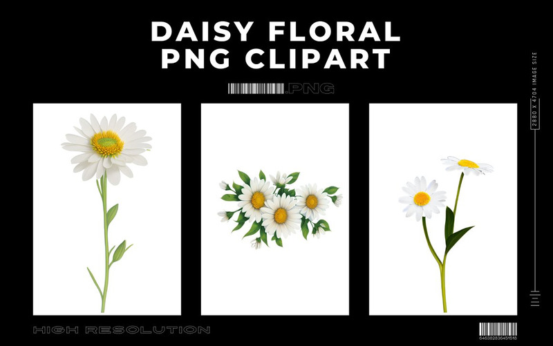 Papatya Çiçek Premium PNG Paketi - Features Image 9