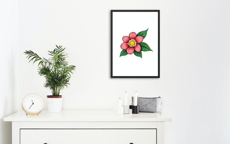 Handgezeichnete Blätter und Blumen Clipart - Eigenschaften Bild 4