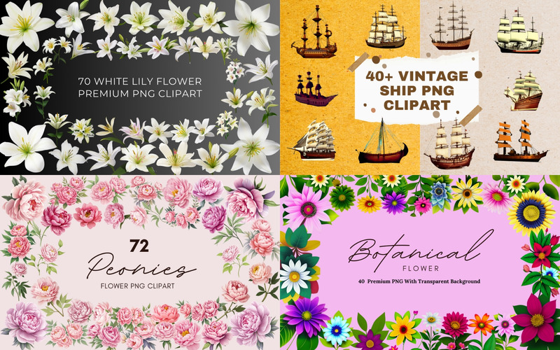 4689+ PNG Clipart Elements Bundle - Features Image 24