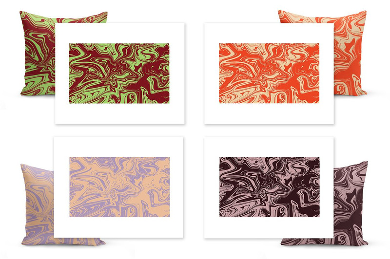 100 Liquid Marble Texture and Pattern Background Vol 9 - Features Image 31