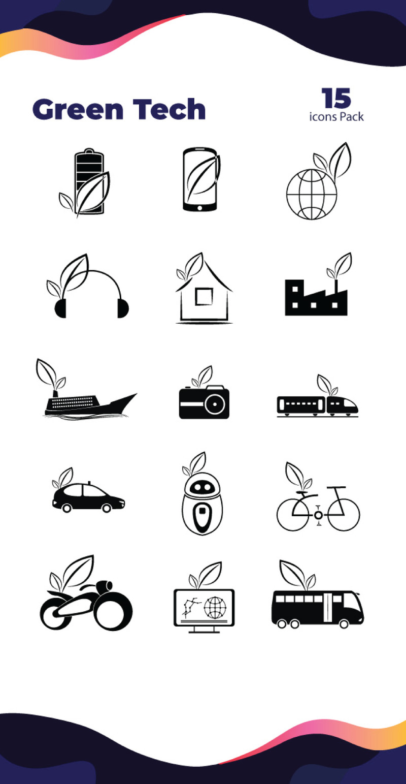 Ikoner paket handgjorda samling - Features Image 6