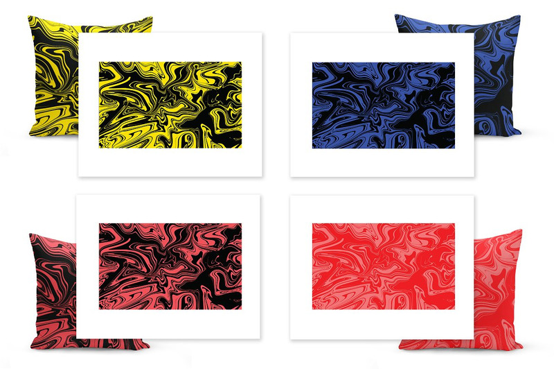 100 Liquid Marble Texture and Pattern Background Vol 9 - Features Image 28