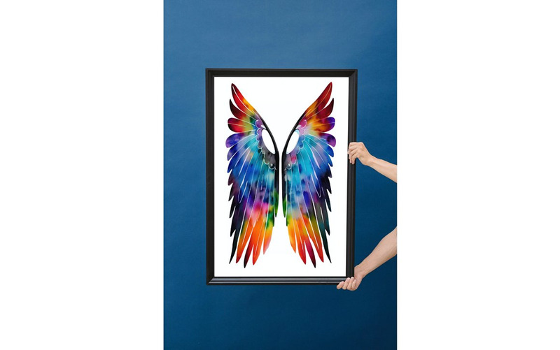 Aquarelle Des Ailes Image PNG Premium - Caractéristiques de l’image 2