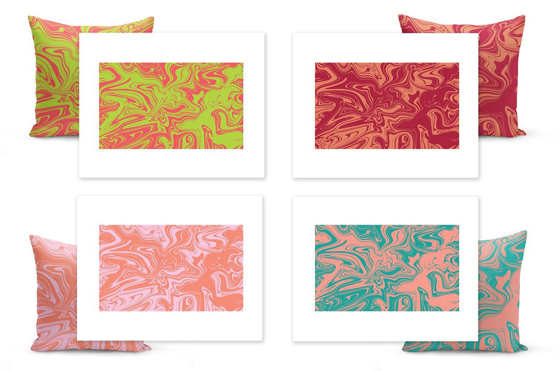 100 Liquid Marble Texture and Pattern Background Vol 9 - Features Image 36