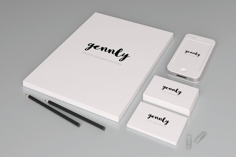 Логотип Gennly Typography Fashion - Features Image 2