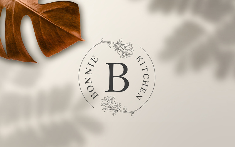 B Letter Floral handgemaakte logo-sjablonen - Features Image 3