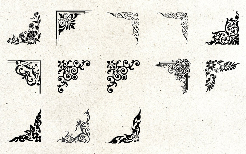 Éléments De Bordure De Coin PNG Clipart - Caractéristiques de l’image 3
