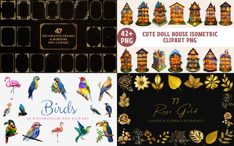 4689+ PNG Clipart Elements Bundle - Features Image 17