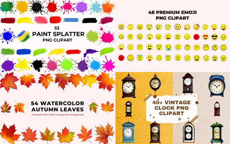 4689+ PNG Clipart Elements Bundle - Features Image 19